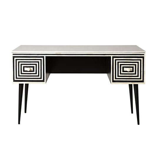 Bone Inlay Desk Optical Design Hansa Handicraft