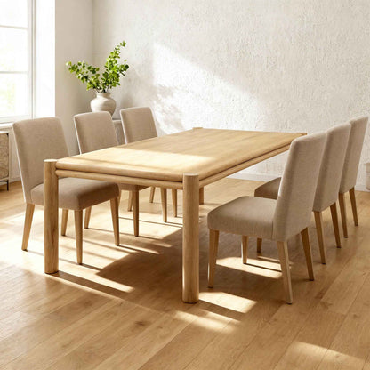 WHITNEY NATURAL OAK DINING TABLE