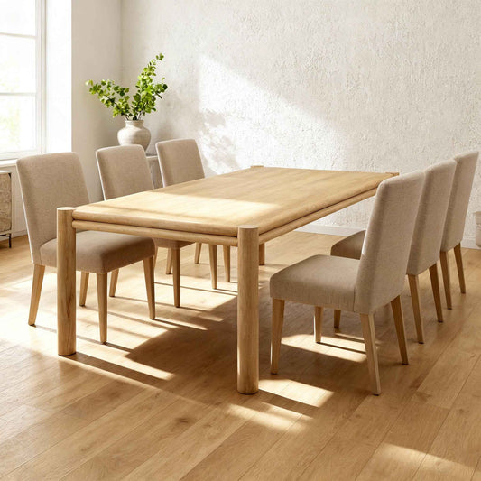 WHITNEY NATURAL OAK DINING TABLE