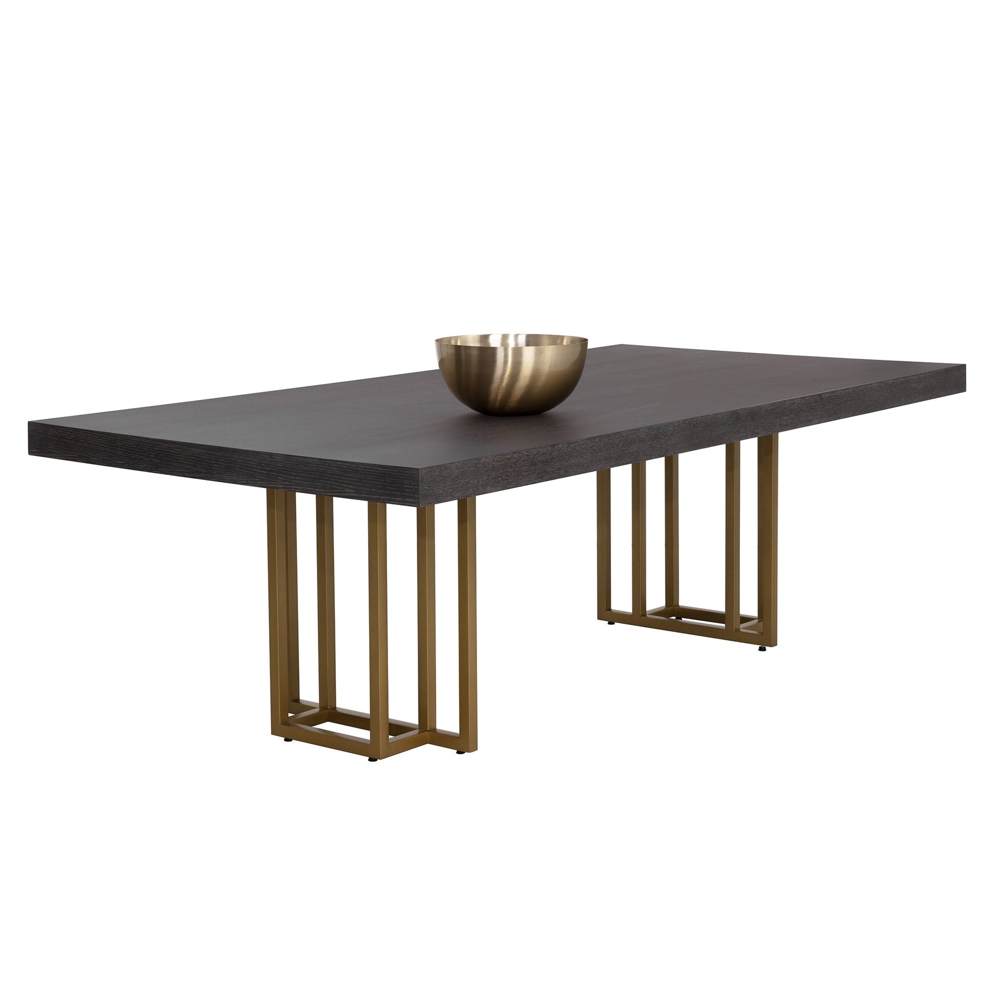 BALDESSARA 94.5" DINING TABLE - BROWN