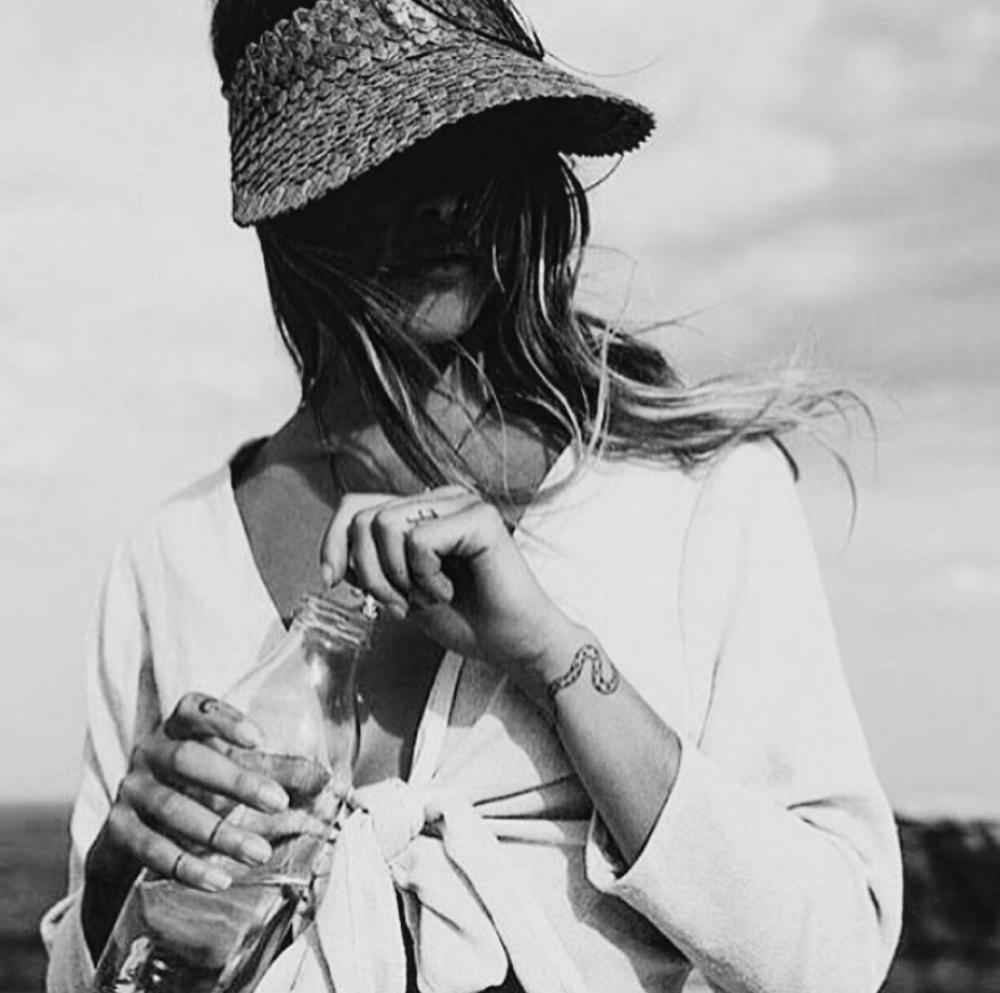 Bali Bamboo Sun Hat | Black