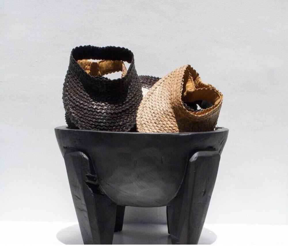 Bali Bamboo Sun Hat | Black