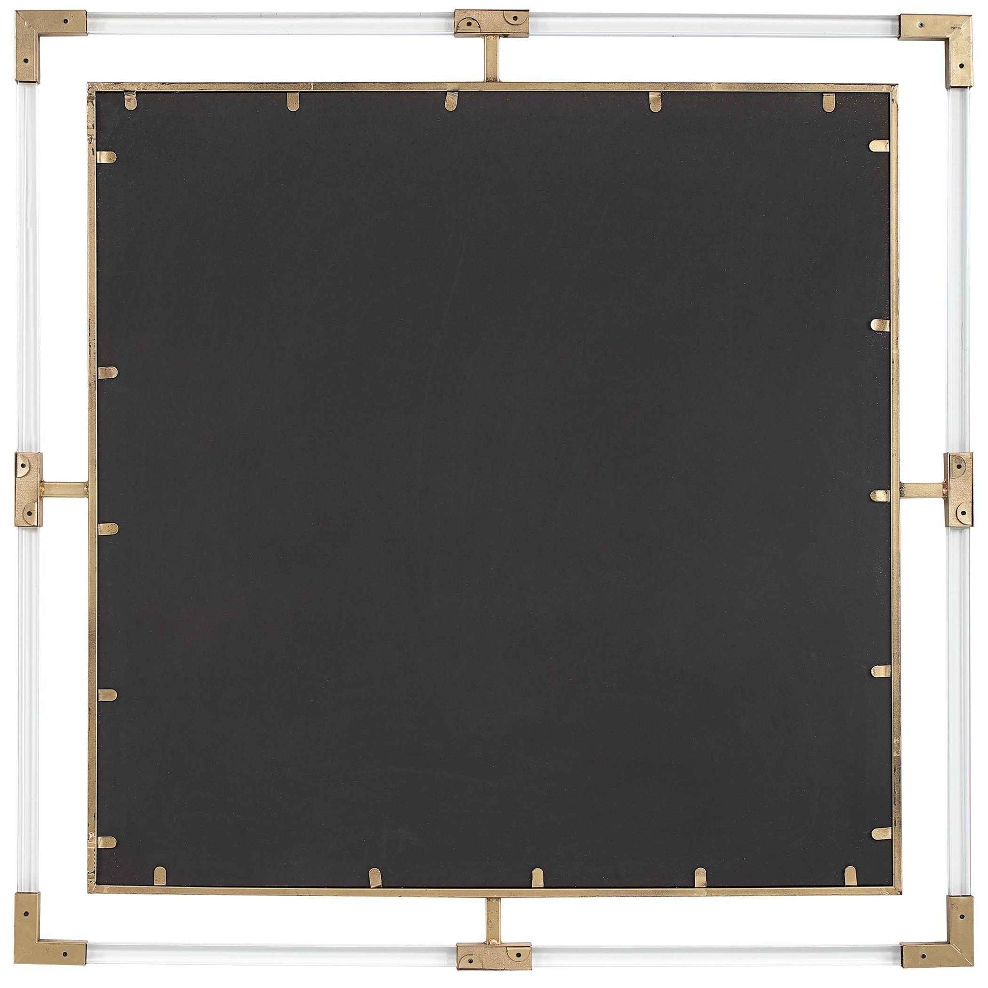 BALKAN ACRYLIC SQUARE MIRROR: GOLD
