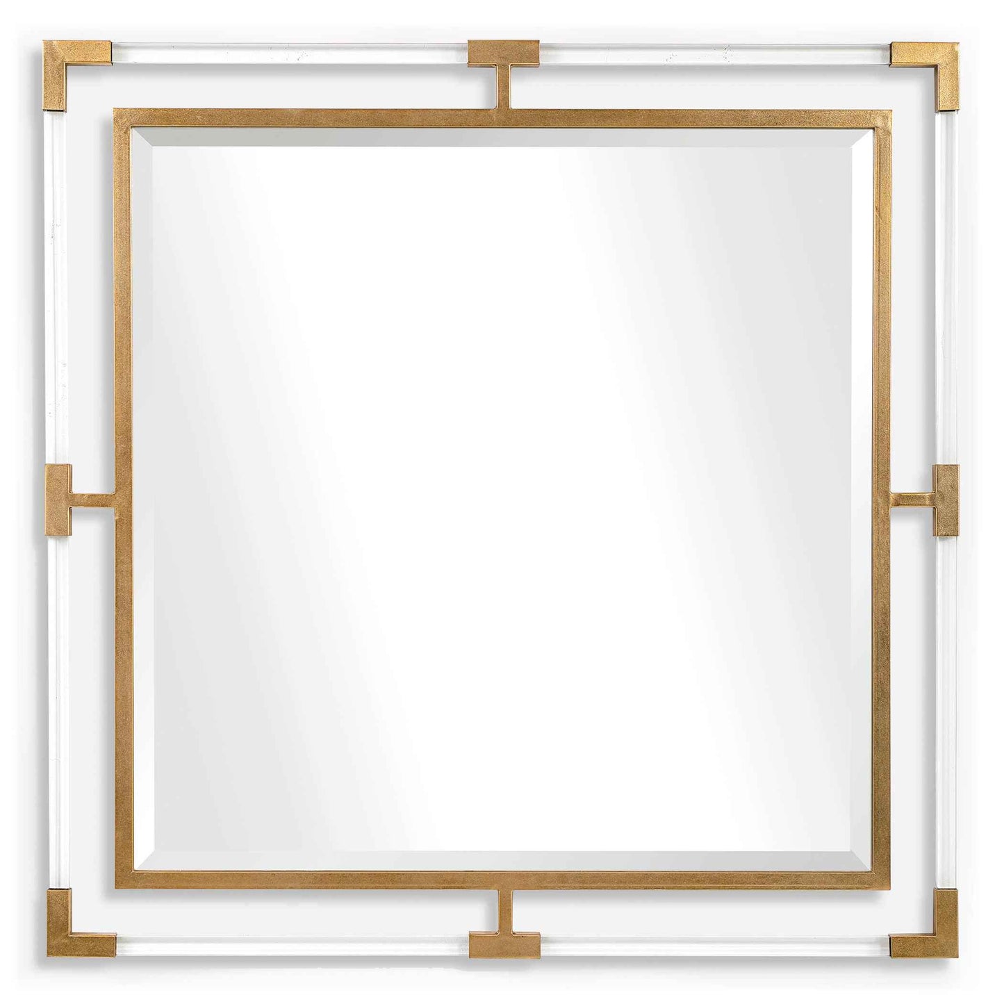 BALKAN ACRYLIC SQUARE MIRROR: GOLD