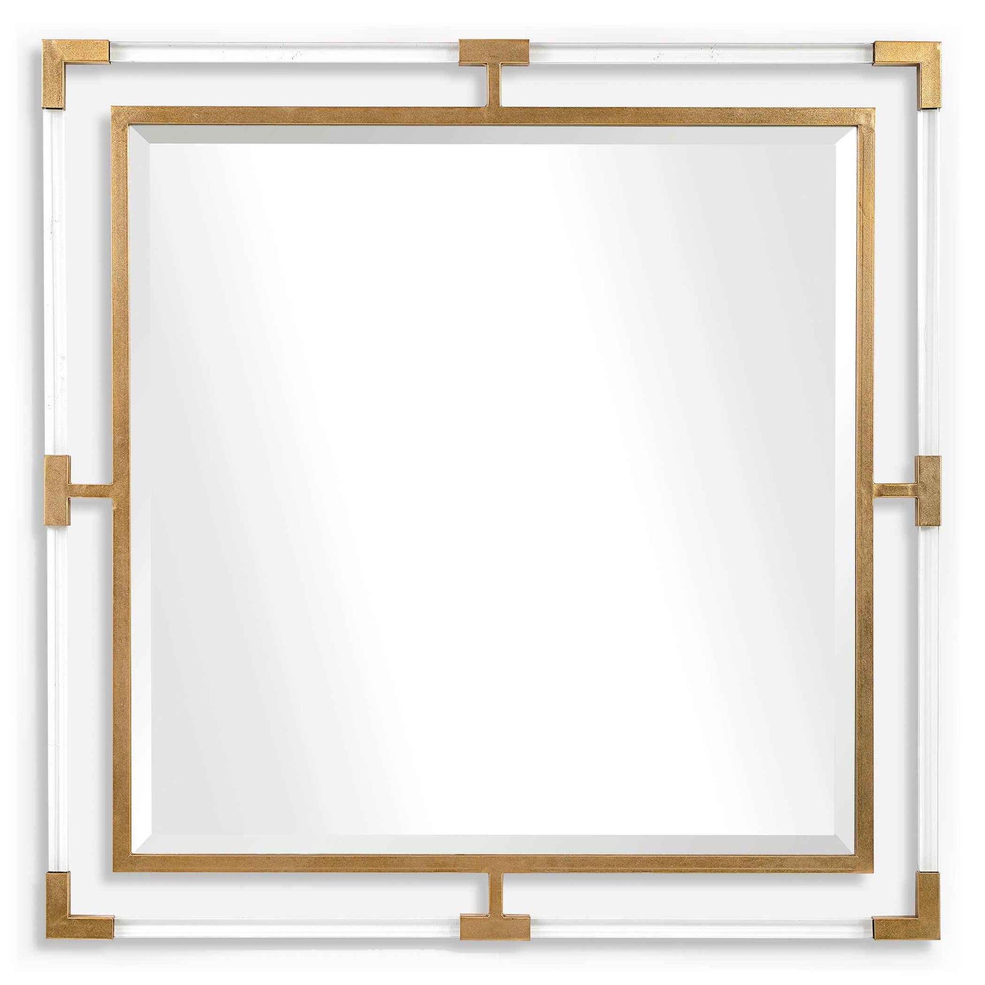 BALKAN ACRYLIC SQUARE MIRROR: GOLD