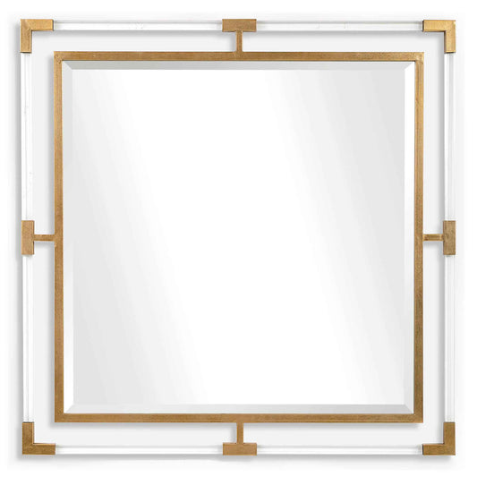 BALKAN ACRYLIC SQUARE MIRROR: GOLD