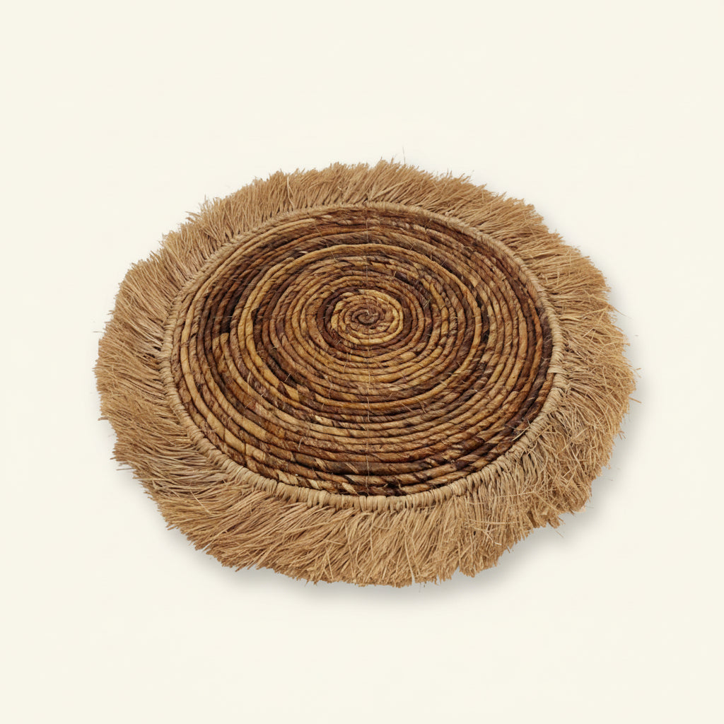 BANANA RAFFIA PLACEMAT | NATURAL  | SET OF 4