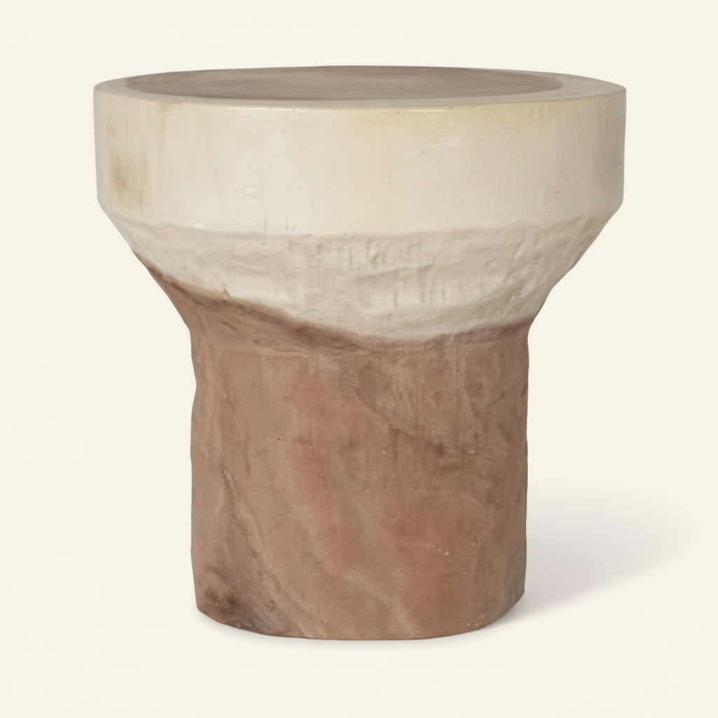 BANTU SIDE TABLE + STOOL | NATURAL MUNGGUR