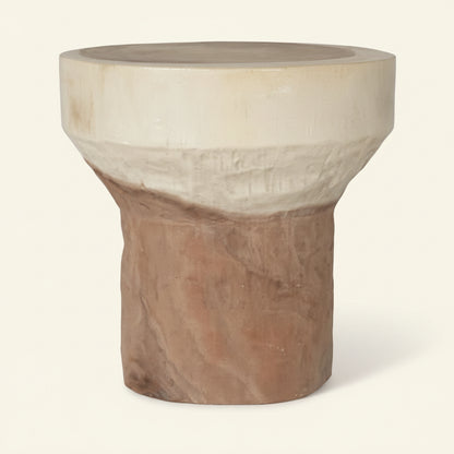 BANTU SIDE TABLE + STOOL | NATURAL MUNGGUR