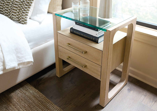 BANYON 2-DRAWER NIGHTSTAND