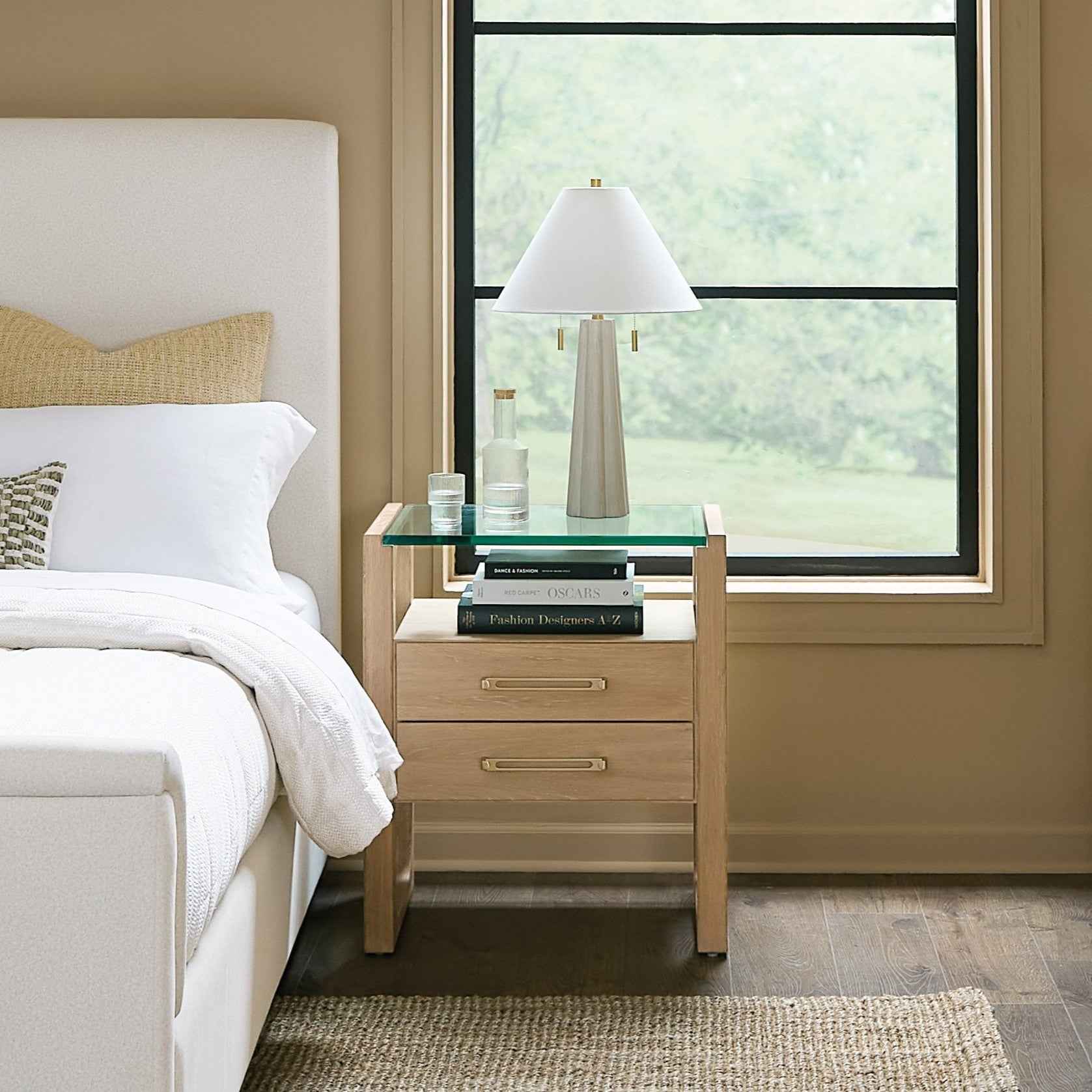 BANYON 2-DRAWER NIGHTSTAND