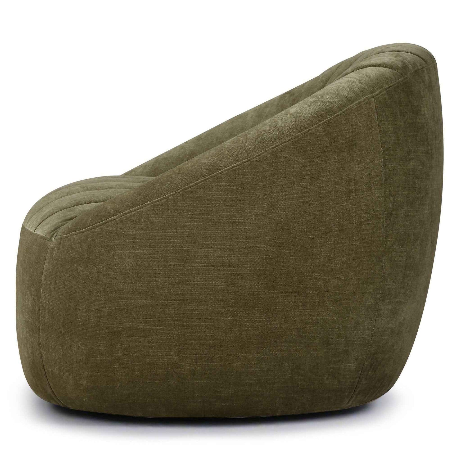 BARROW CHAMBRAY CHENILLE SWIVEL CHAIR