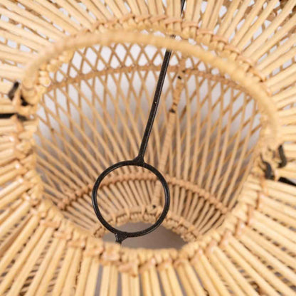 BATU BOLONG LAMP SHADE | NATURAL | MEDIUM