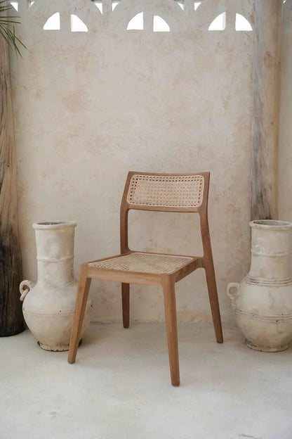 BATUC DINING CHAIR | NATURAL | SET OF 2
