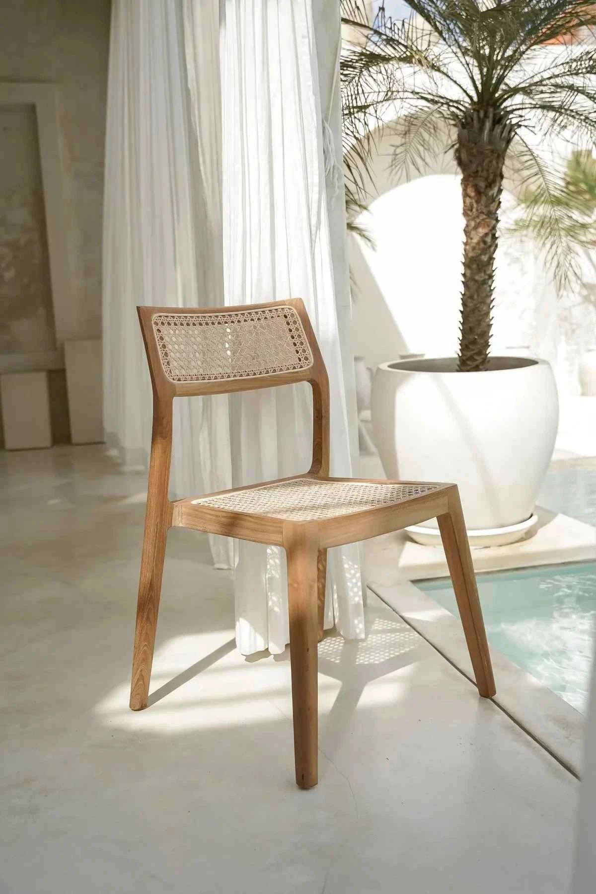BATUC DINING CHAIR | NATURAL | SET OF 2