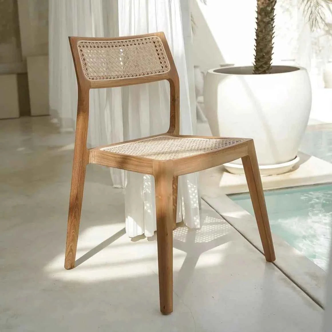 BATUC DINING CHAIR | NATURAL | SET OF 2
