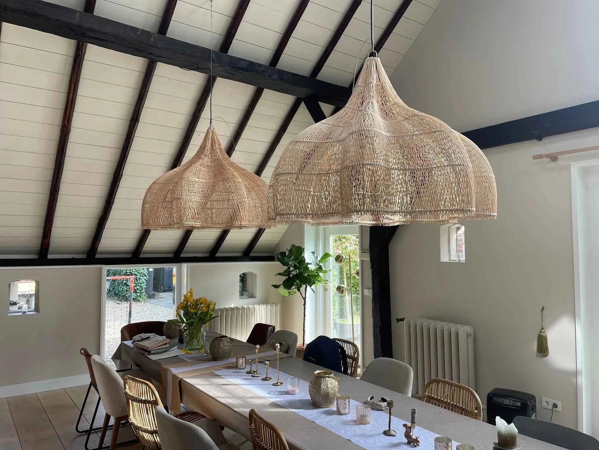 WHIPPED PENDANT SHADE | NATURAL | LARGE