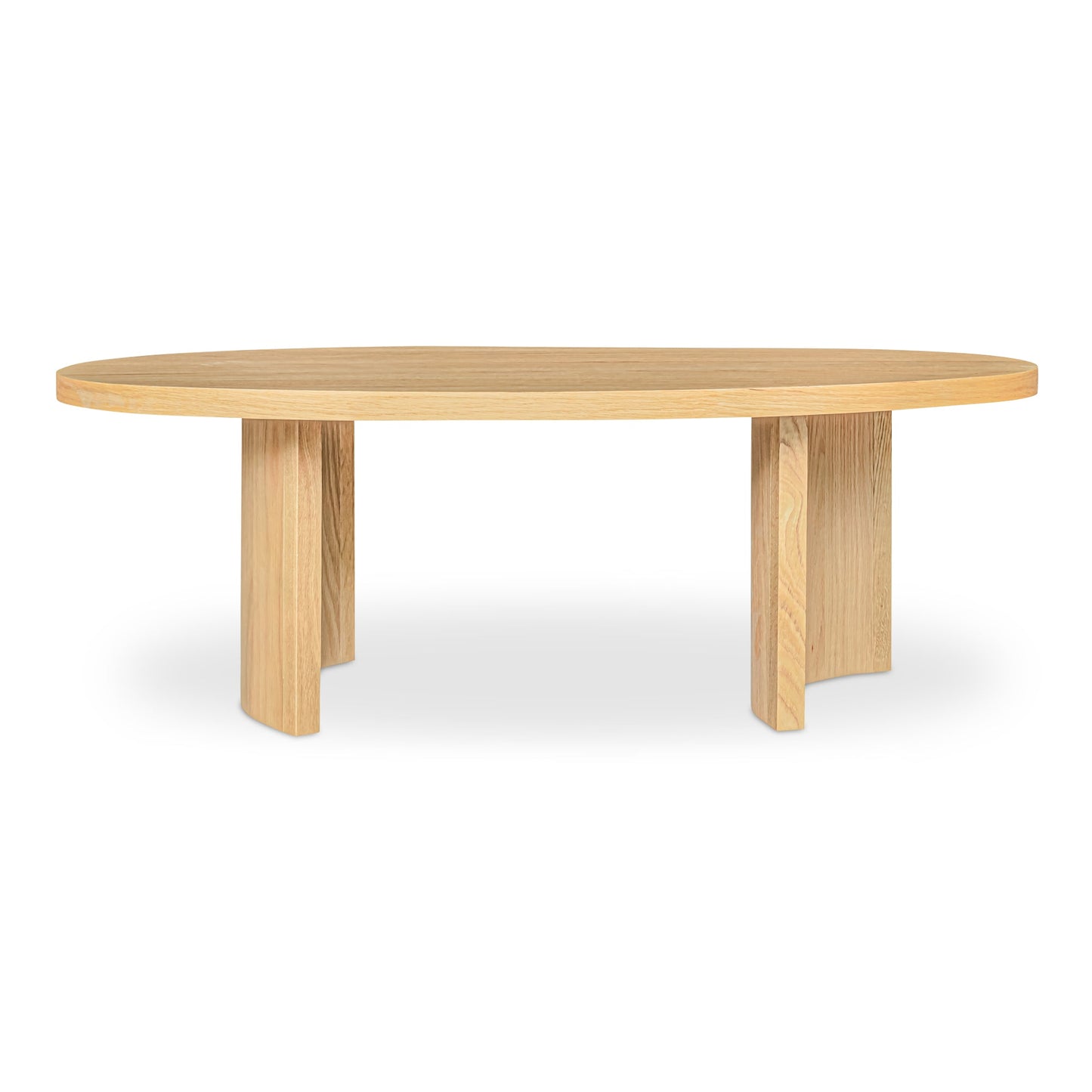 BEAN DINING TABLE: NATURAL OAK