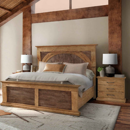 BIG SKY THREE DRAWER NIGHTSTAND: NATURAL