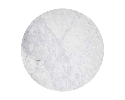 BIJON 59"RD MARBLE TOP DINING TABLE