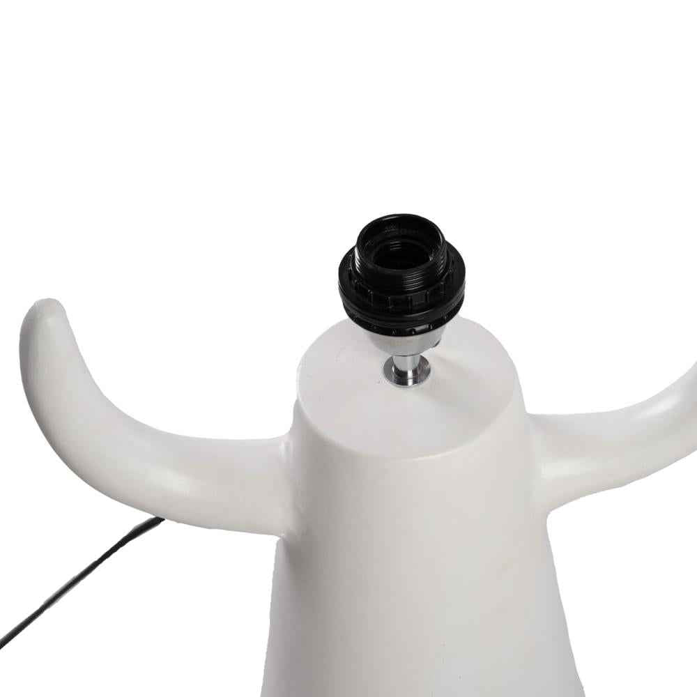 BILLY BOB TABLE LAMP | WHITE + NATURAL