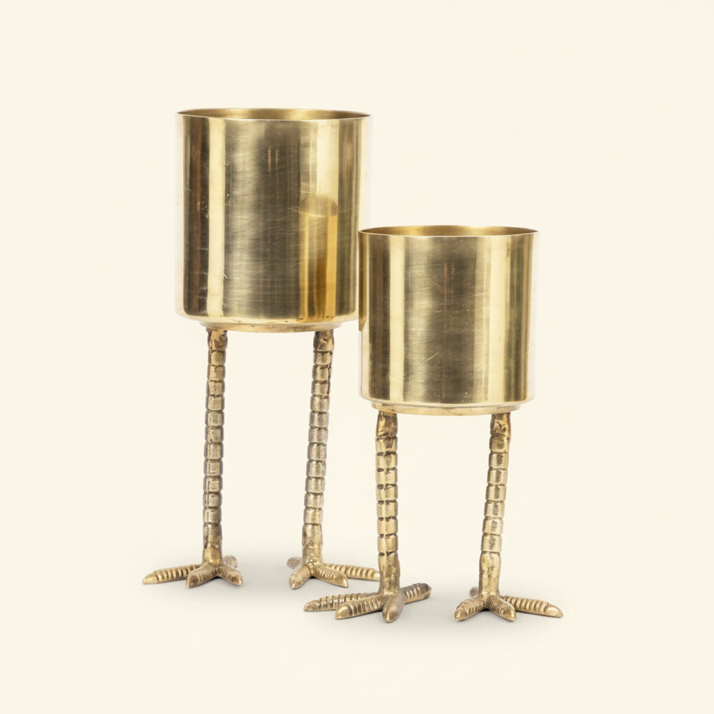 BIRD FEET PLANTER | BRASS | 2 SIZES