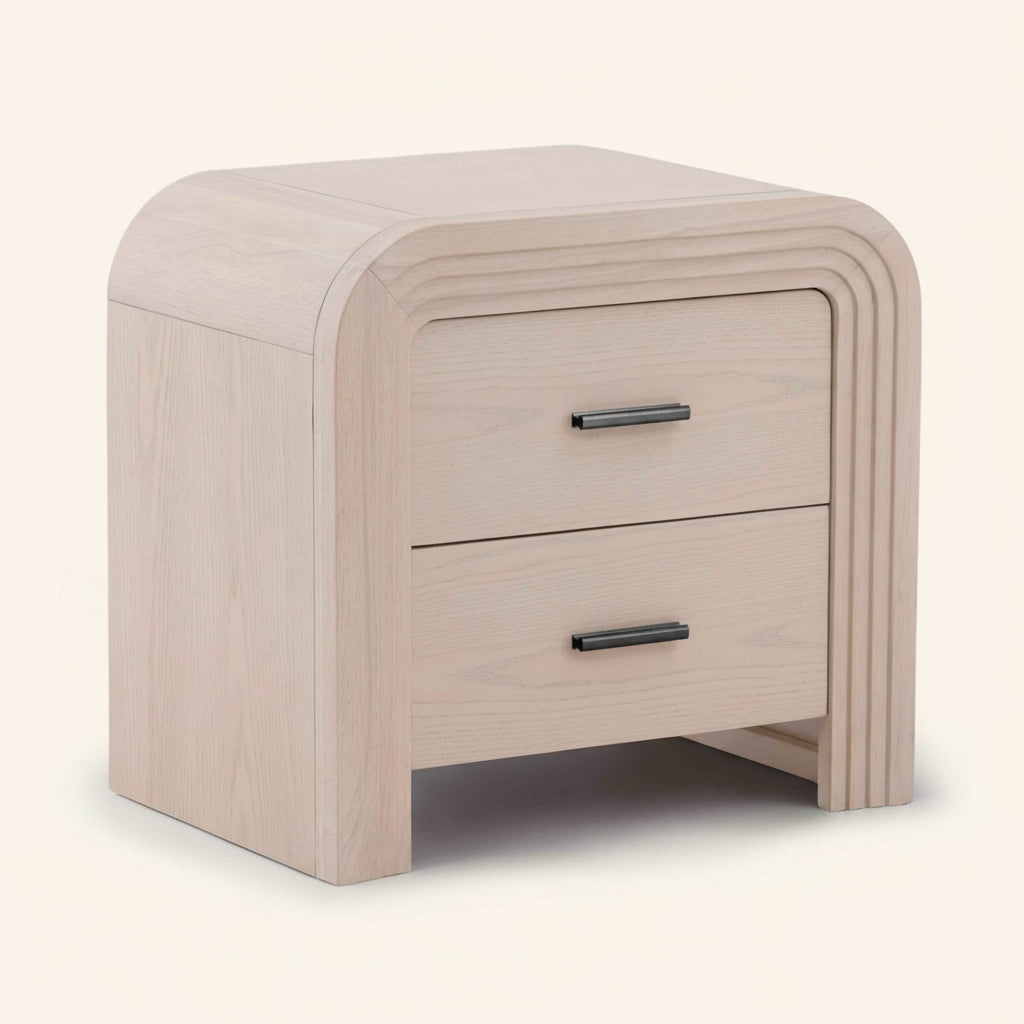 BLANCHE DECO WOOD NIGHTSTAND