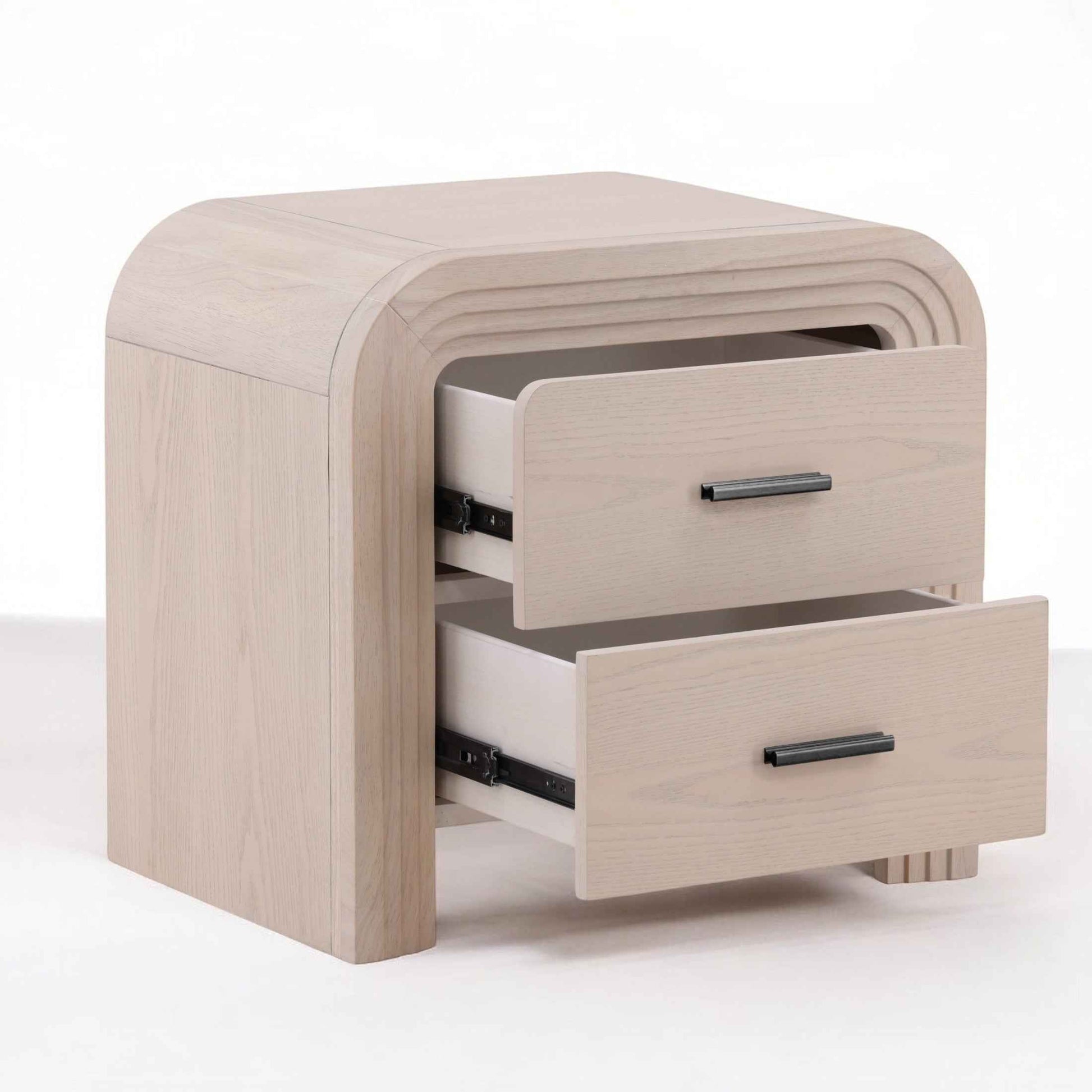 BLANCHE DECO WOOD NIGHTSTAND
