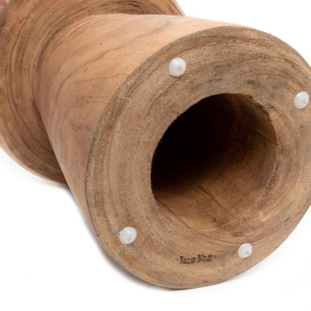 BLOOM SIDE TABLE + STOOL | NATURAL