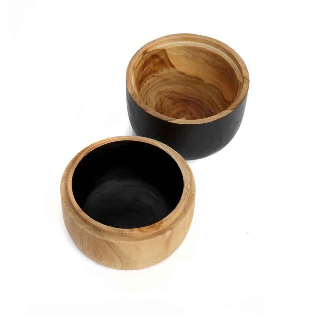 BONDI DOUBLE BOWL | NATURAL + BLACK