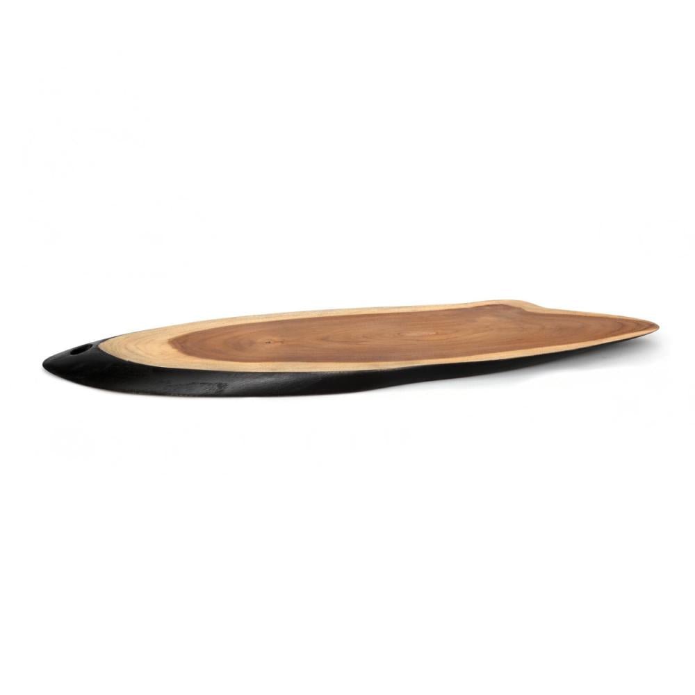 BONDI TAPAS PLATE | NATURAL + BLACK - Green Design Gallery
