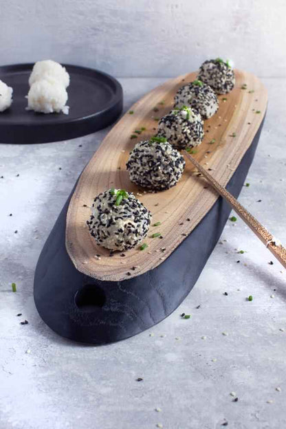 BONDI TAPAS PLATE | NATURAL + BLACK