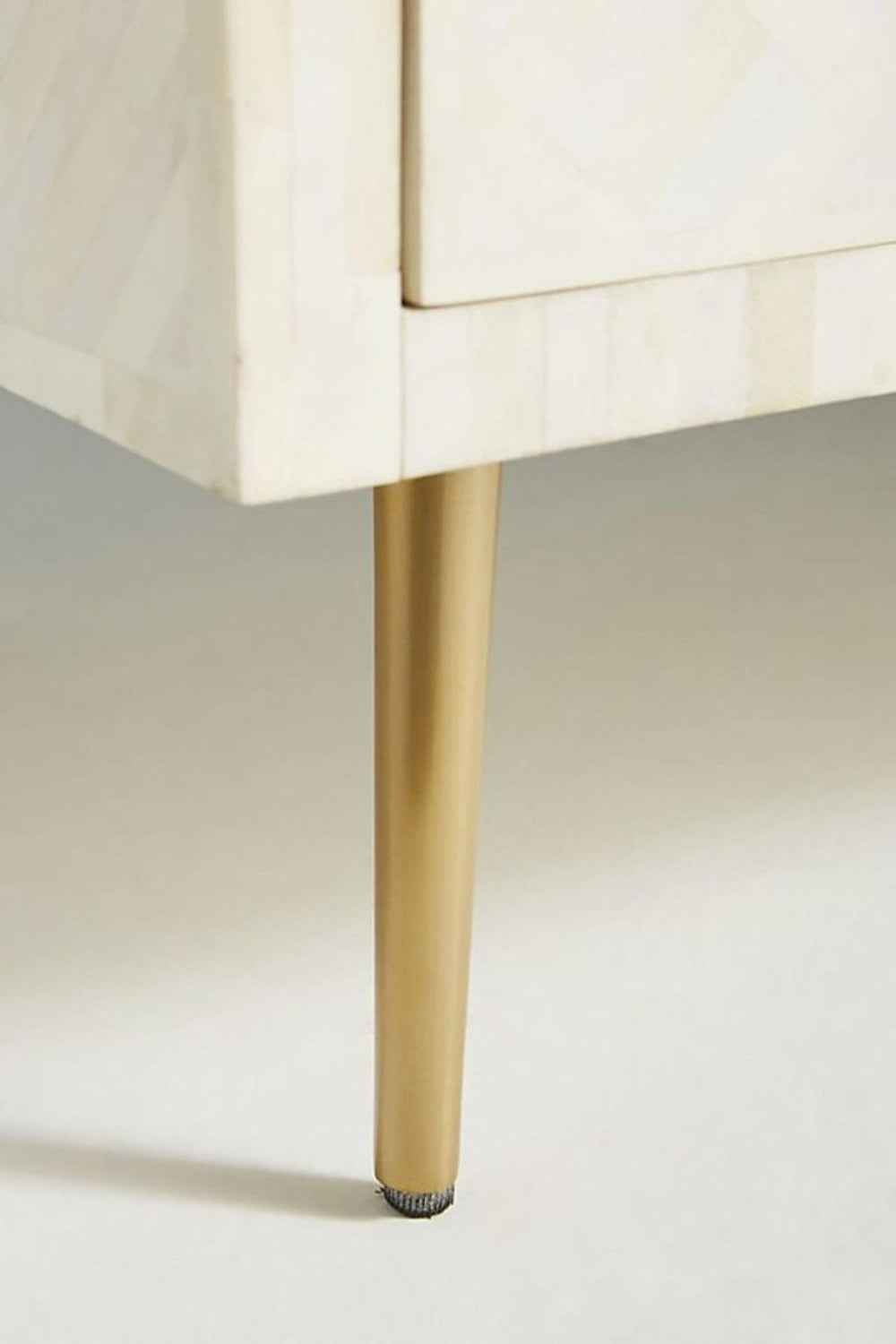 Handmade Exclusive Bone Inlay Optical Chest of Nine Drawers Dresser