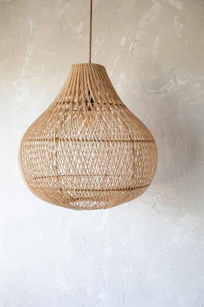 BOTTLE PENDANT SHADE | NATURAL | MEDIUM