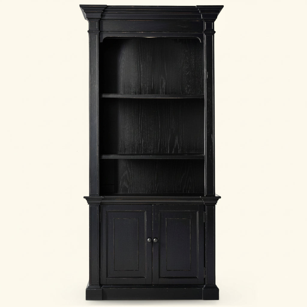 BRISTOWE BOOKCASE: TUXEDO NOIR