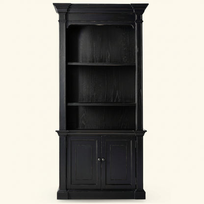 BRISTOWE BOOKCASE: TUXEDO NOIR