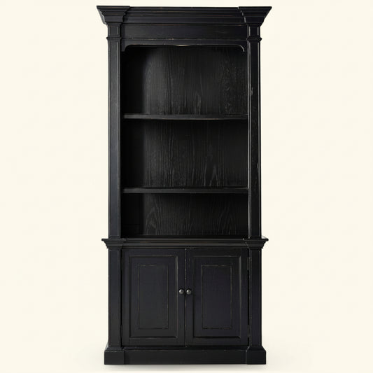 BRISTOWE BOOKCASE: TUXEDO NOIR