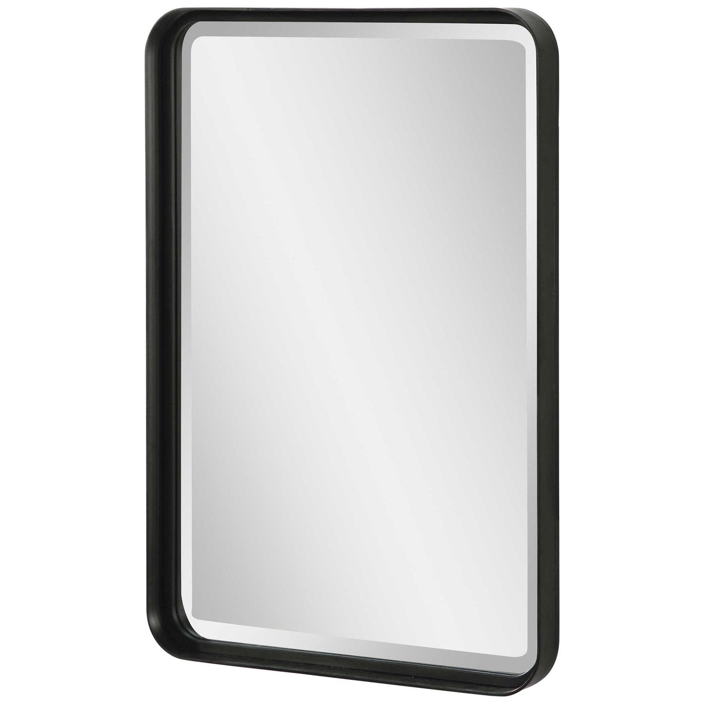 BRITTA MATTE BLACK VANITY MIRROR