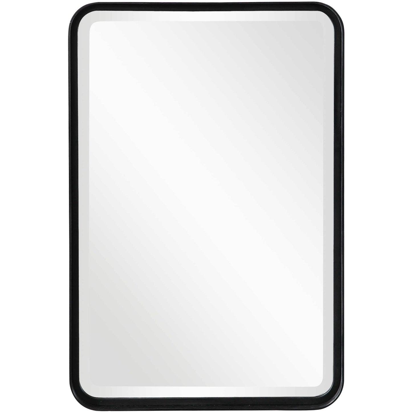 BRITTA MATTE BLACK VANITY MIRROR