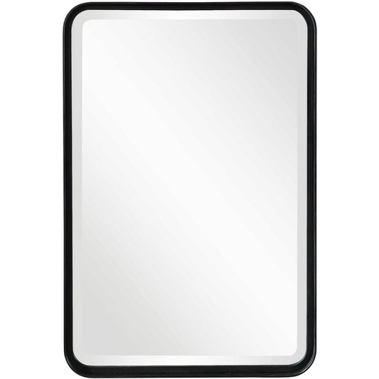 BRITTA MATTE BLACK VANITY MIRROR