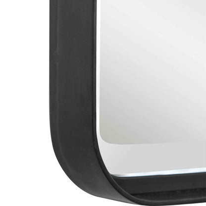 BRITTA MATTE BLACK VANITY MIRROR