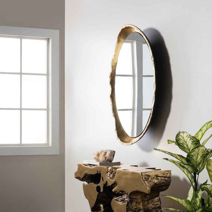 BROKEN EGG GOLD & BLACK MIRROR