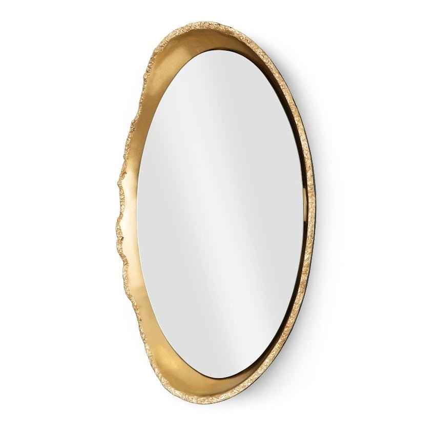 BROKEN EGG GOLD & BLACK MIRROR