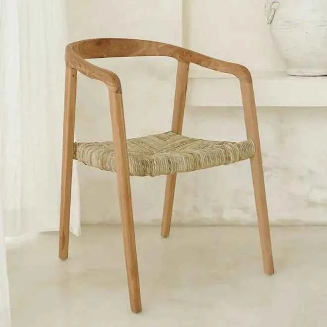 BROMO DINING CHAIR | NATURAL TEAK