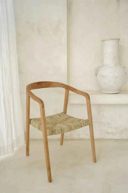 BROMO DINING CHAIR | NATURAL TEAK