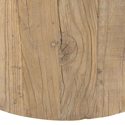 BRUNSWICK BAR TABLE / RECLAIMED ELM WOOD / WHITE