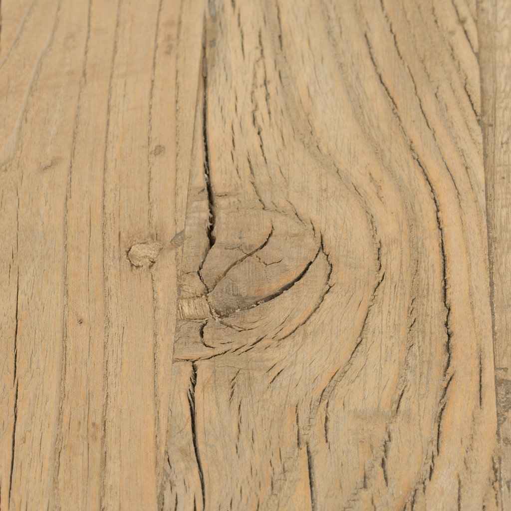 BRUNSWICK DINING TABLE / RECLAIMED ELM WOOD / WHITE