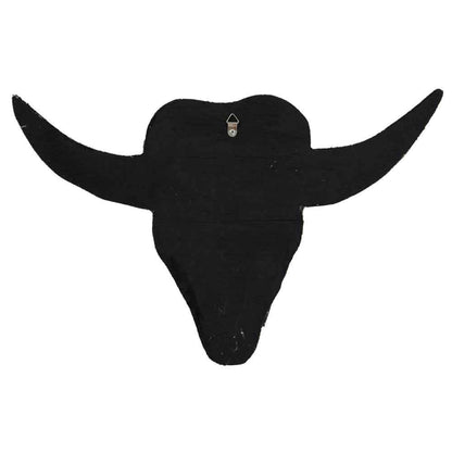 BULL SHELL WALL ART | WHITE
