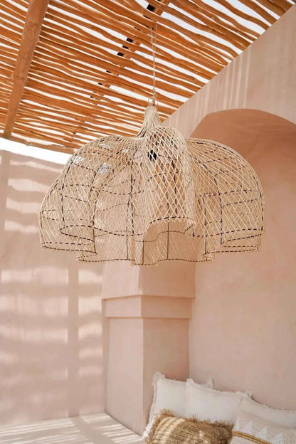 BUNGA PENDANT SHADE | NATURAL RATTAN | XL