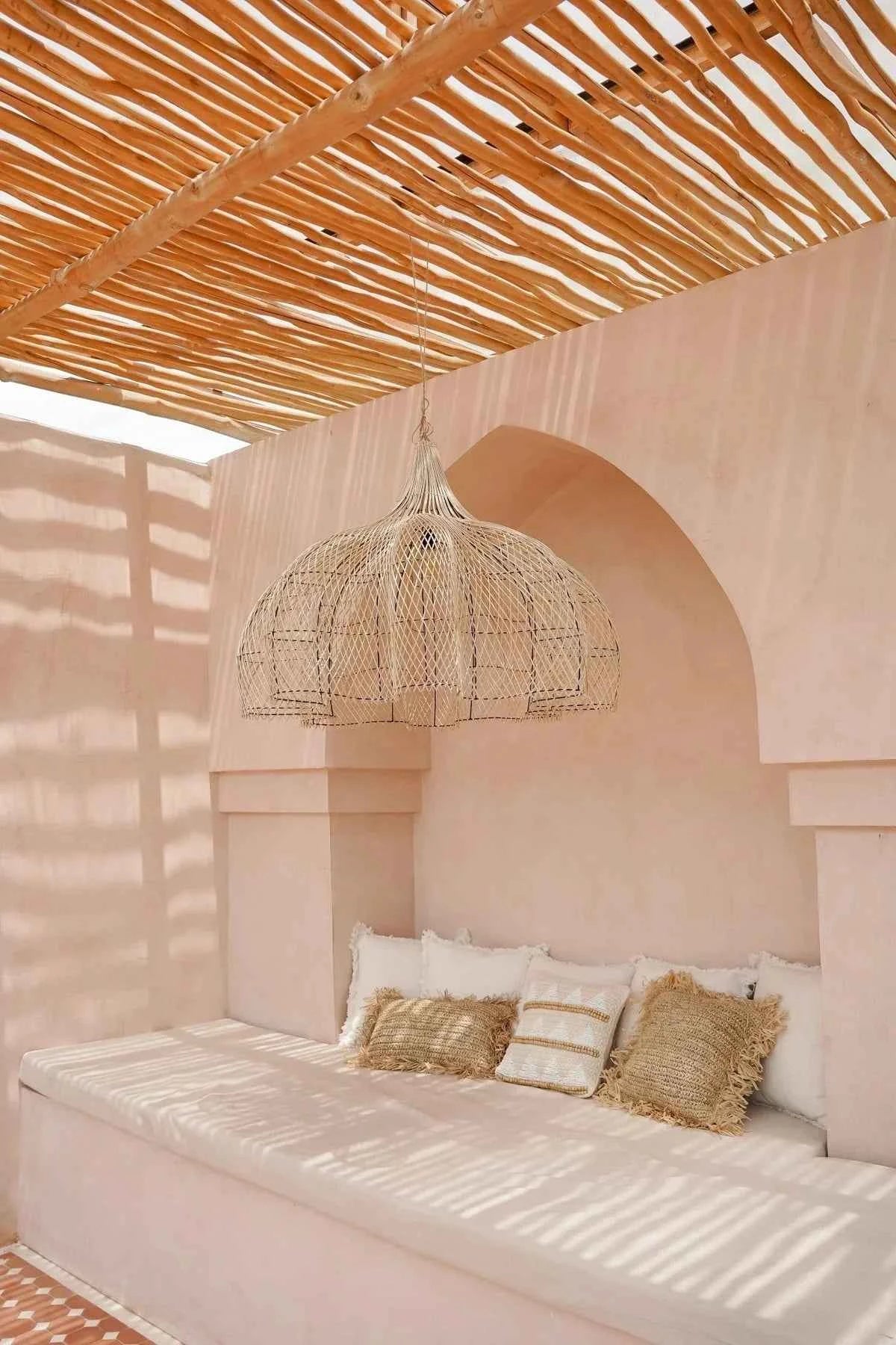 BUNGA PENDANT SHADE | NATURAL RATTAN | XL